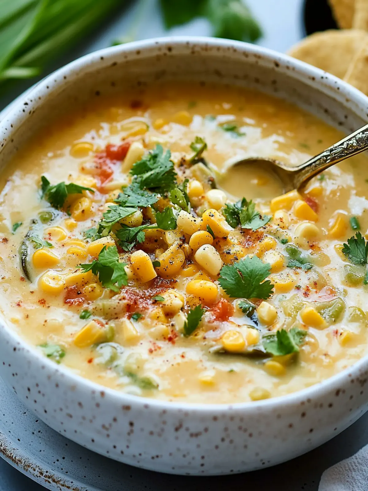 Delicious Roasted Poblano Corn Chowder for Cozy Nights 2 Roasted Poblano Corn Chowder