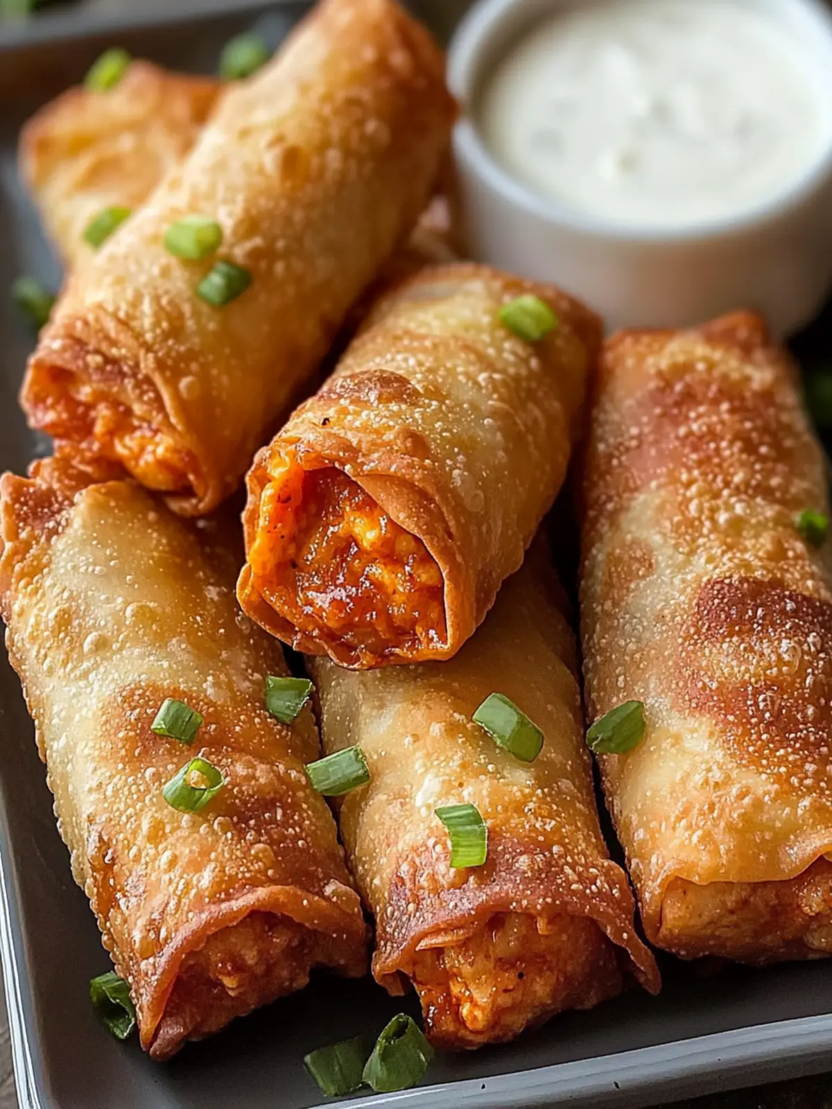 Buffalo Chicken Egg Rolls – Your New Favorite Game Day Snack 2 Buffalo Chicken Egg Rolls