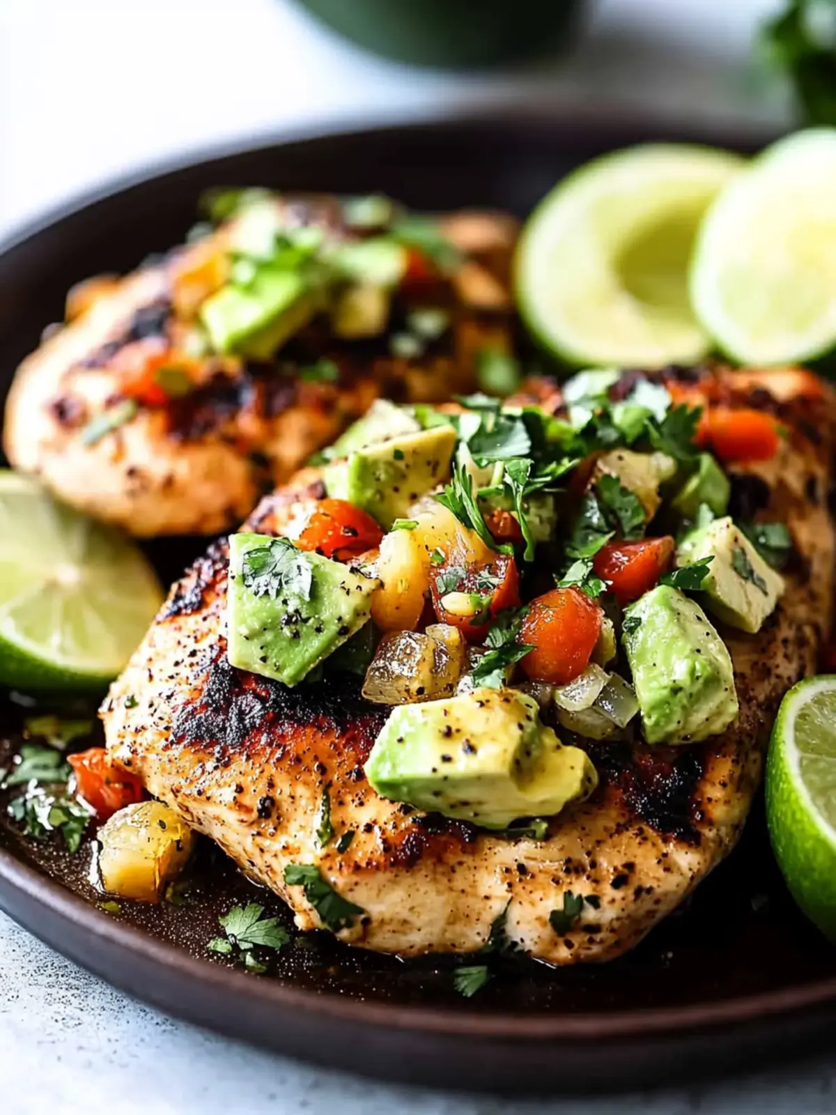 Savory Fiesta Lime Chicken Recipe with Avocado Salsa Bliss 2 Fiesta Lime Chicken Recipe with Avocado