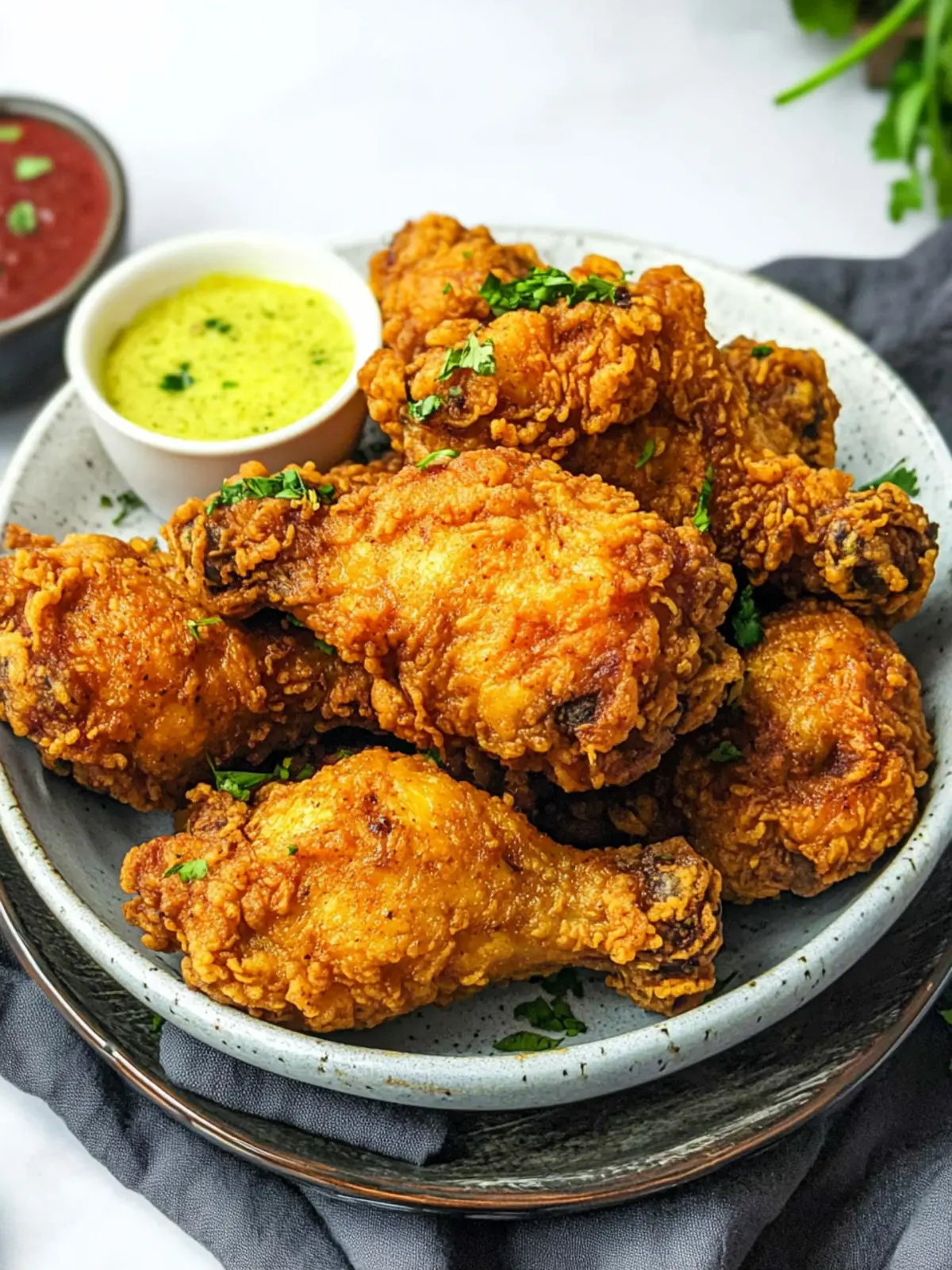 Extra Crispy Curry Fried Chicken with a Jamaican Twist 2 Extra Crispy Curry Fried Chicken
