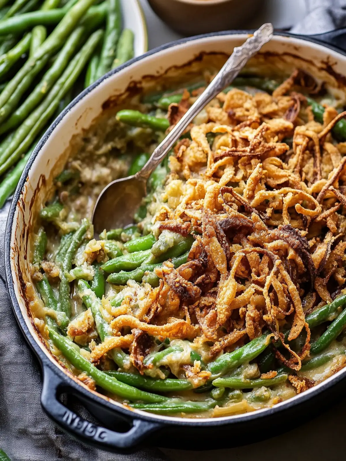 Homemade Green Bean Casserole with a Nutty Twist You'll Love 4 Homemade Green Bean Casserole