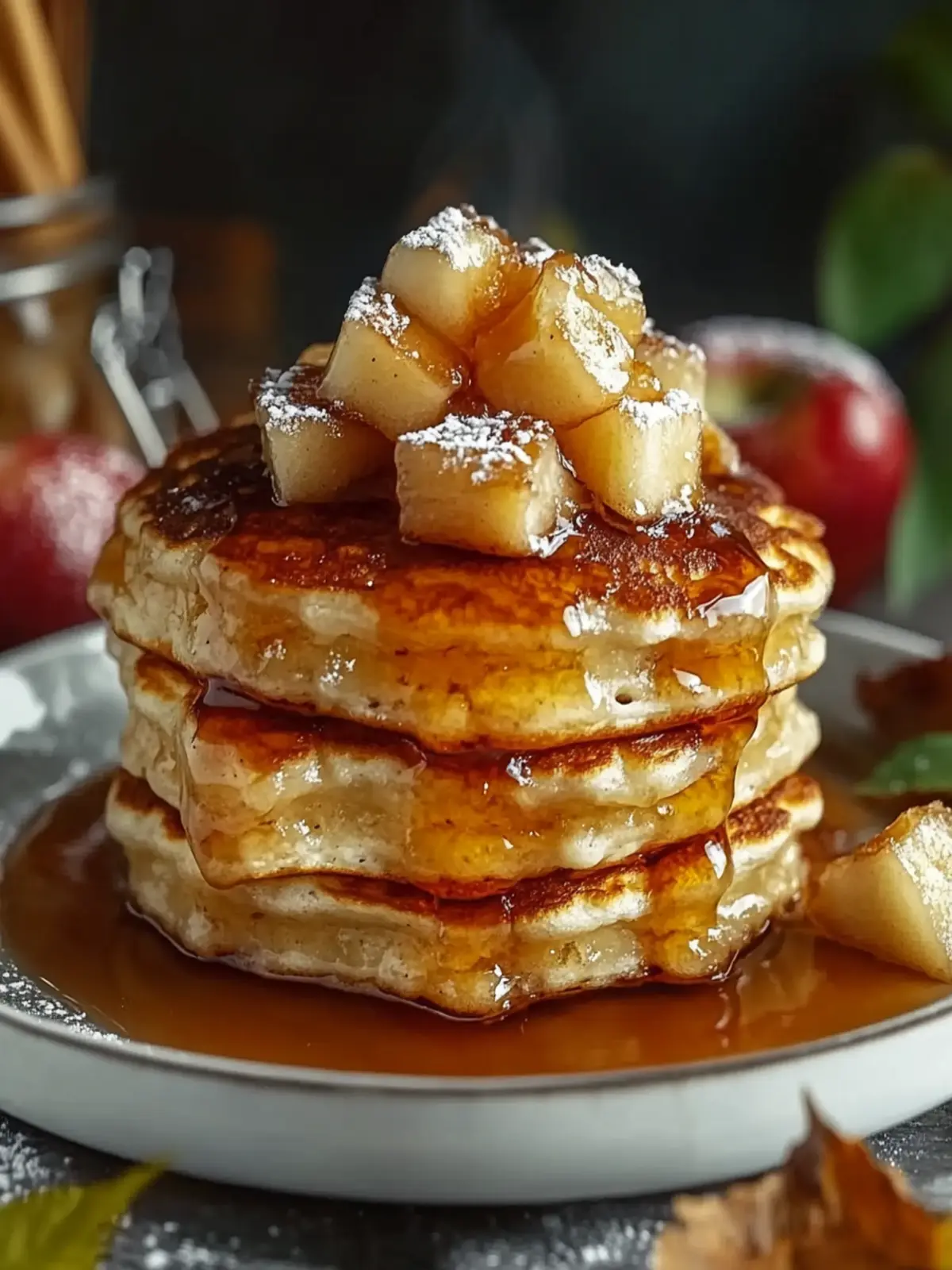 Irresistible Apple Pie Pancakes for a Cozy Fall Brunch 4 Apple Pie Pancakes