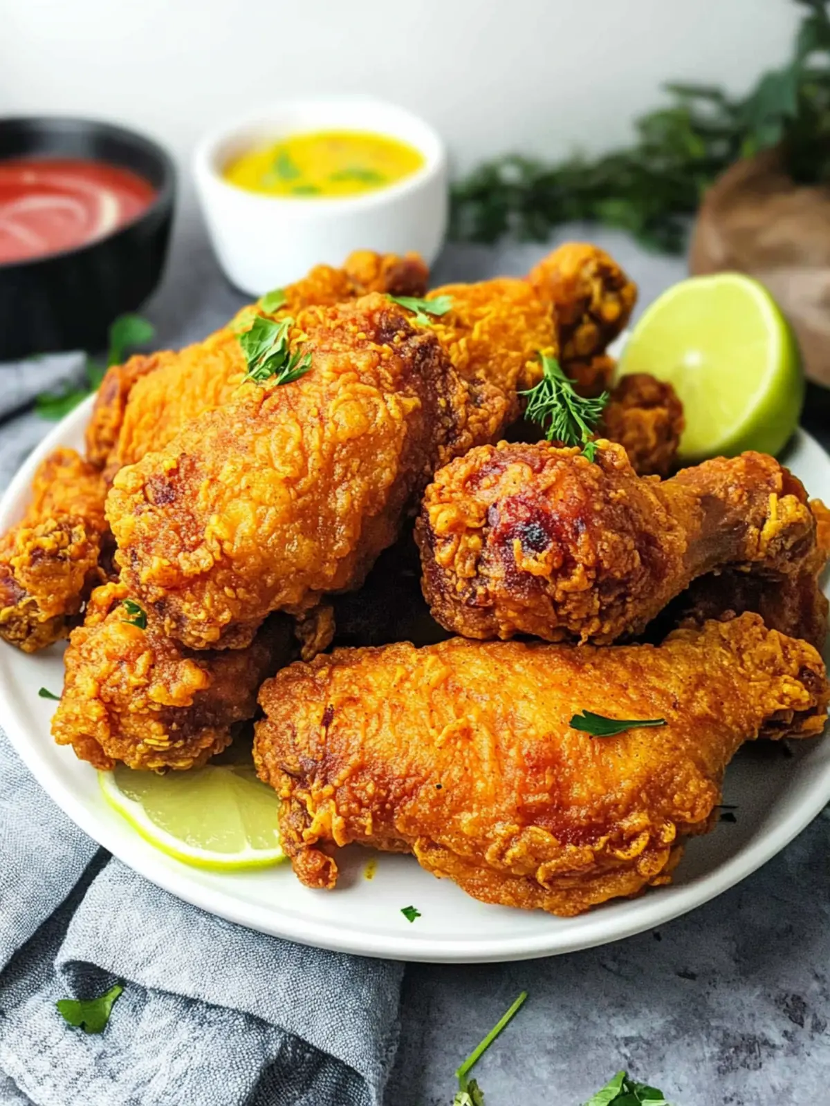 Extra Crispy Curry Fried Chicken with a Jamaican Twist 3 Extra Crispy Curry Fried Chicken