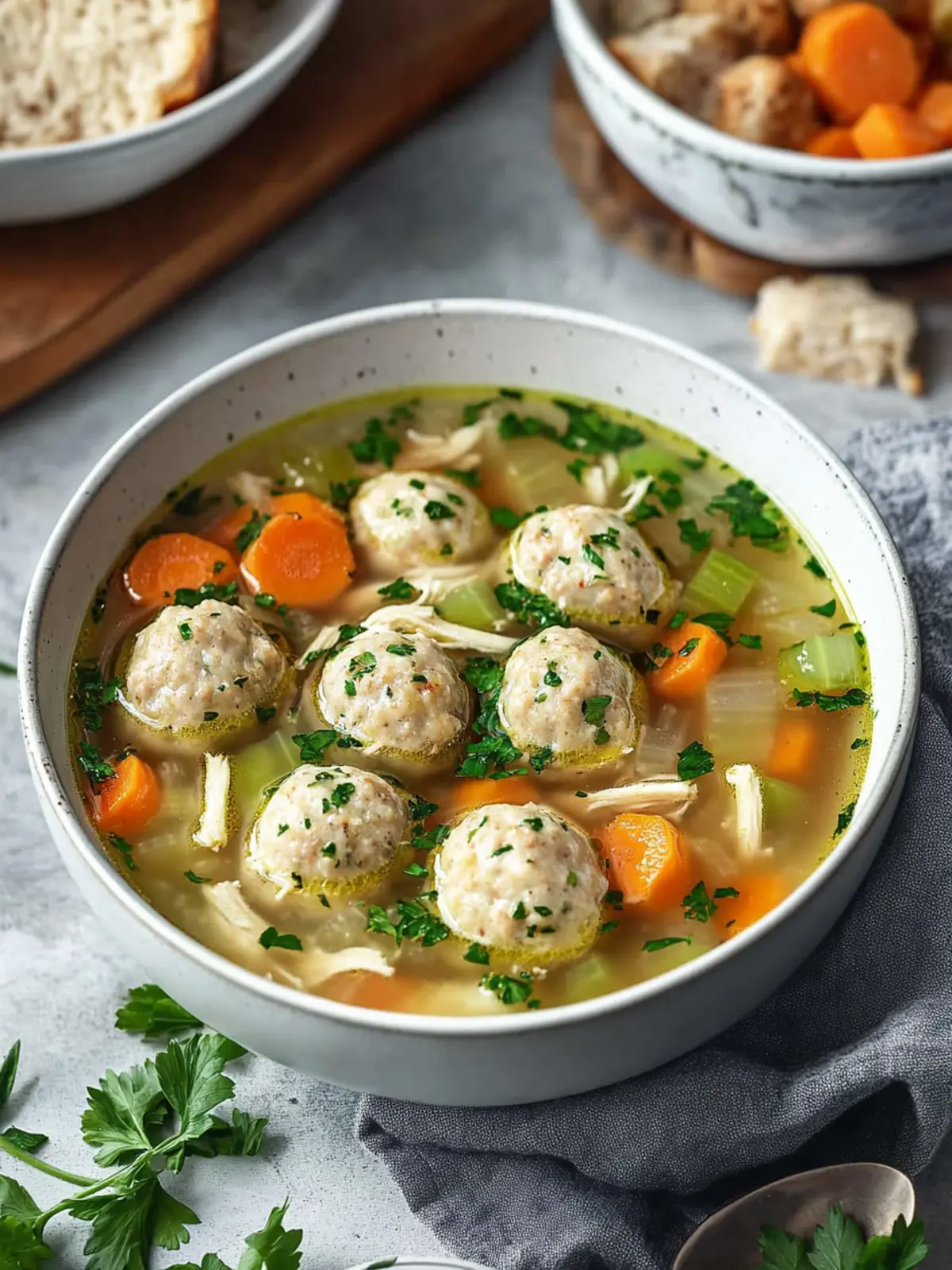 Delicious Chicken Meatball Soup Ready in Just 17 Minutes 2 Chicken Meatball Soup