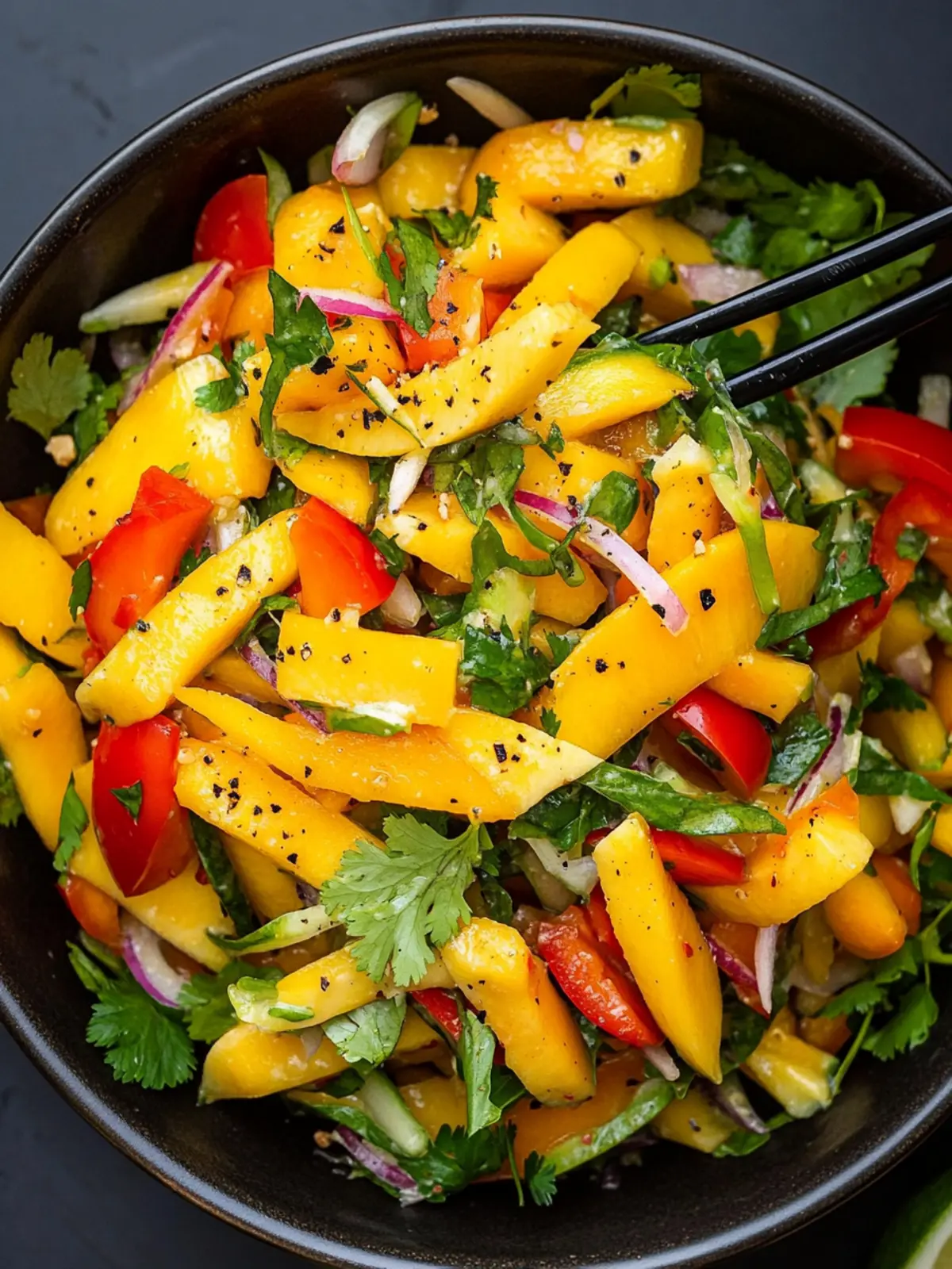 Delicious Thai Mango Salad: Refreshing Twist on a Classic! 2 Thai Mango Salad
