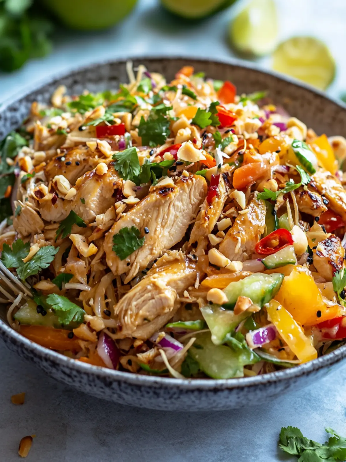 Delicious Thai Chicken Salad for a Fresh Flavor Burst 2 Thai Chicken Salad