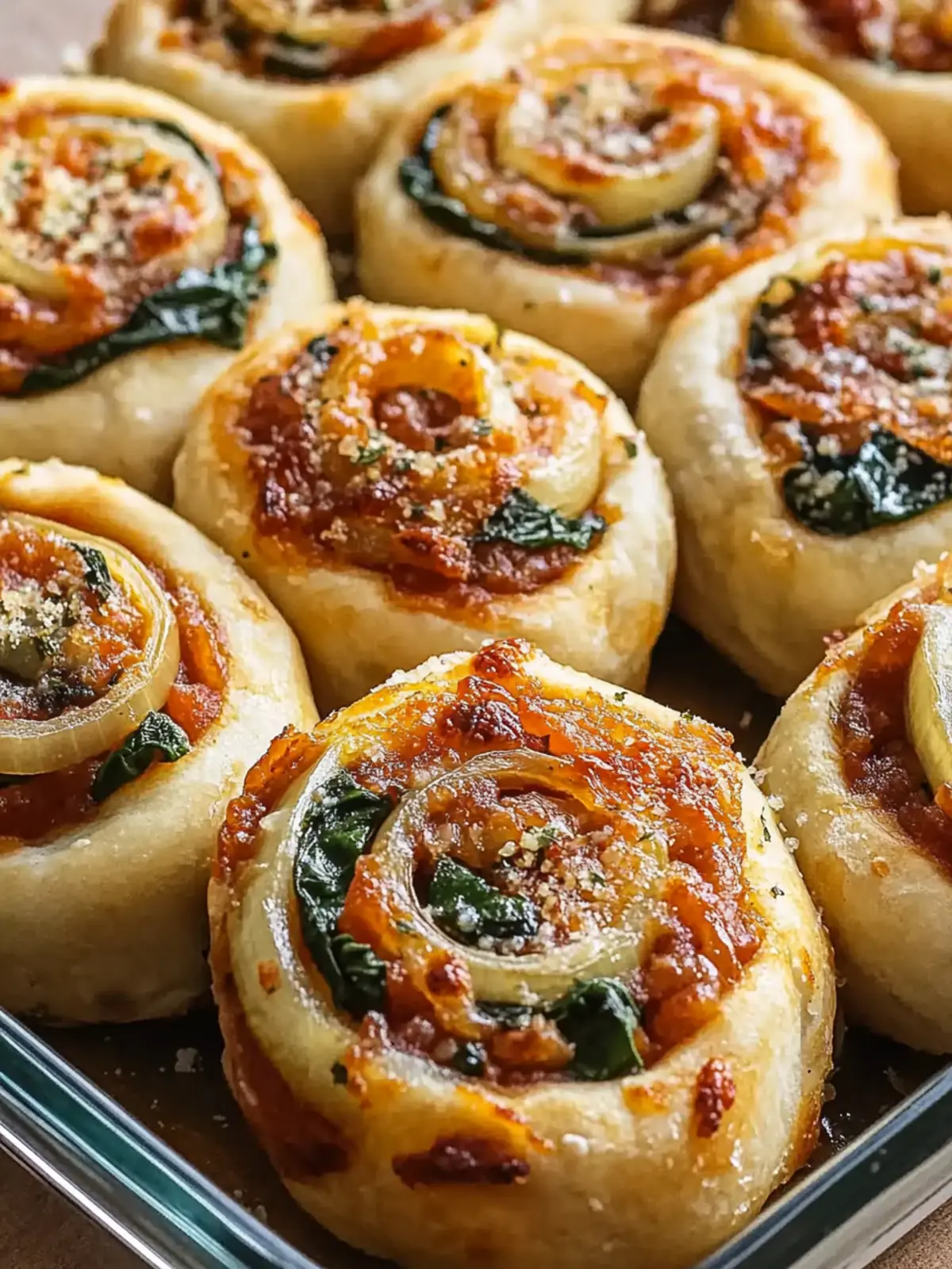 Vegan Caramelized Onion & Spinach Pizza Rolls for Cozy Nights 5 Vegan Caramelized Onion & Spinach Pizza Rolls