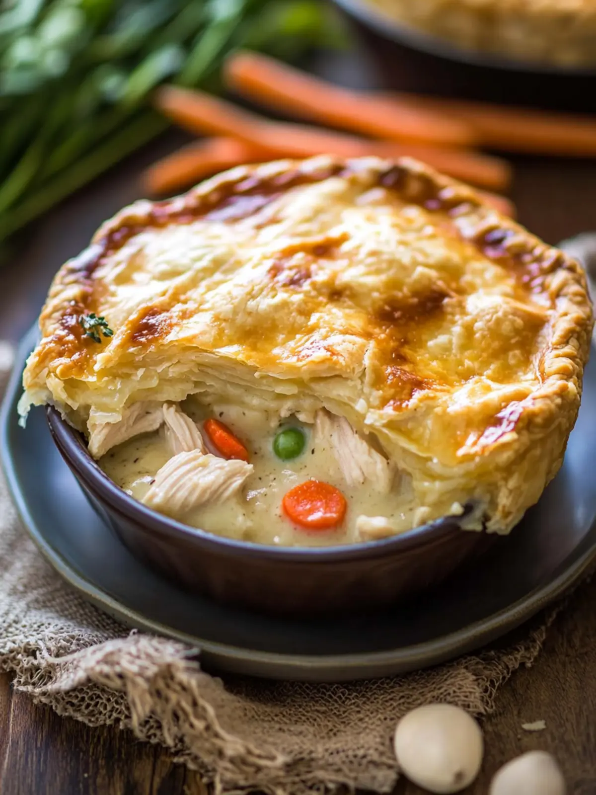 Deliciously Creamy Chicken Pot Pie for Ultimate Comfort Food 4 Creamy Chicken Pot Pie