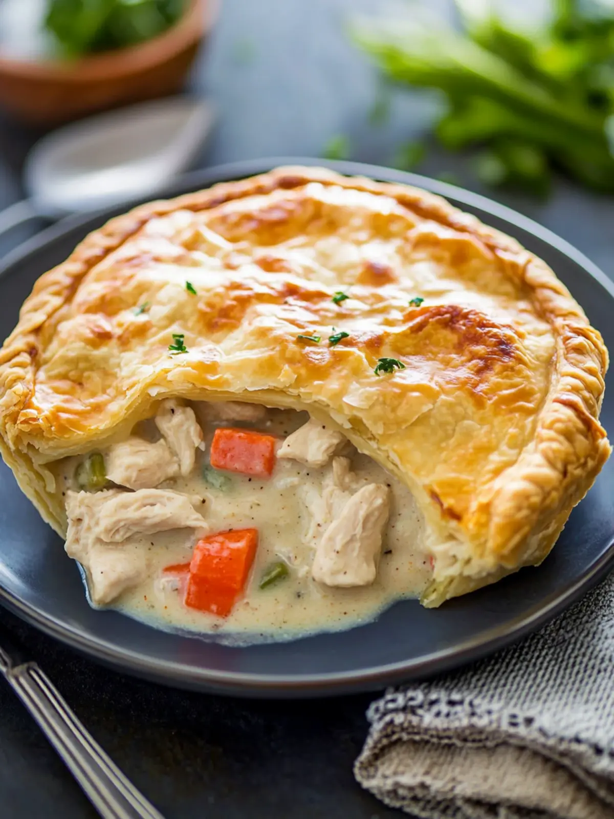 Deliciously Creamy Chicken Pot Pie for Ultimate Comfort Food 2 Creamy Chicken Pot Pie