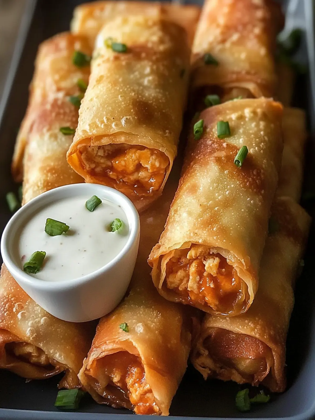 Buffalo Chicken Egg Rolls – Your New Favorite Game Day Snack 4 Buffalo Chicken Egg Rolls