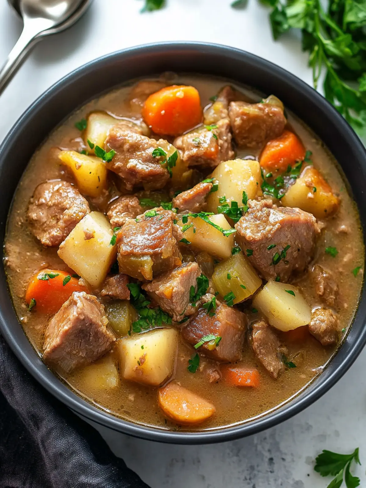 Savory Pork Stew That Warms the Soul and Satisfies Cravings 3 Pork Stew