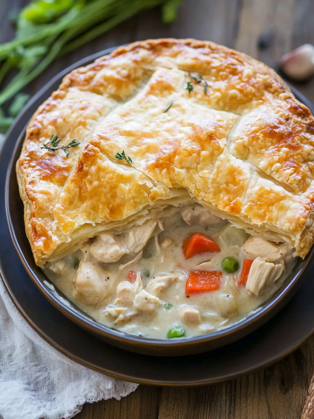 Deliciously Creamy Chicken Pot Pie for Ultimate Comfort Food 3 Creamy Chicken Pot Pie