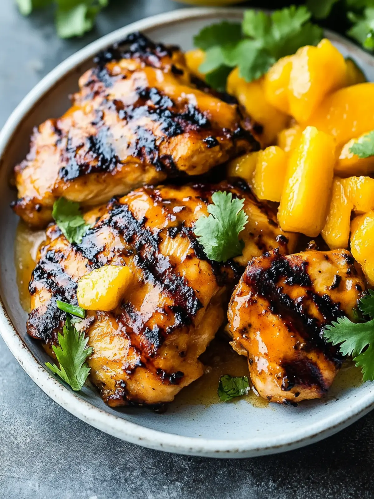 Savory Grilled Mango Chicken for Flavorful Summer Nights 4 Grilled Mango Chicken