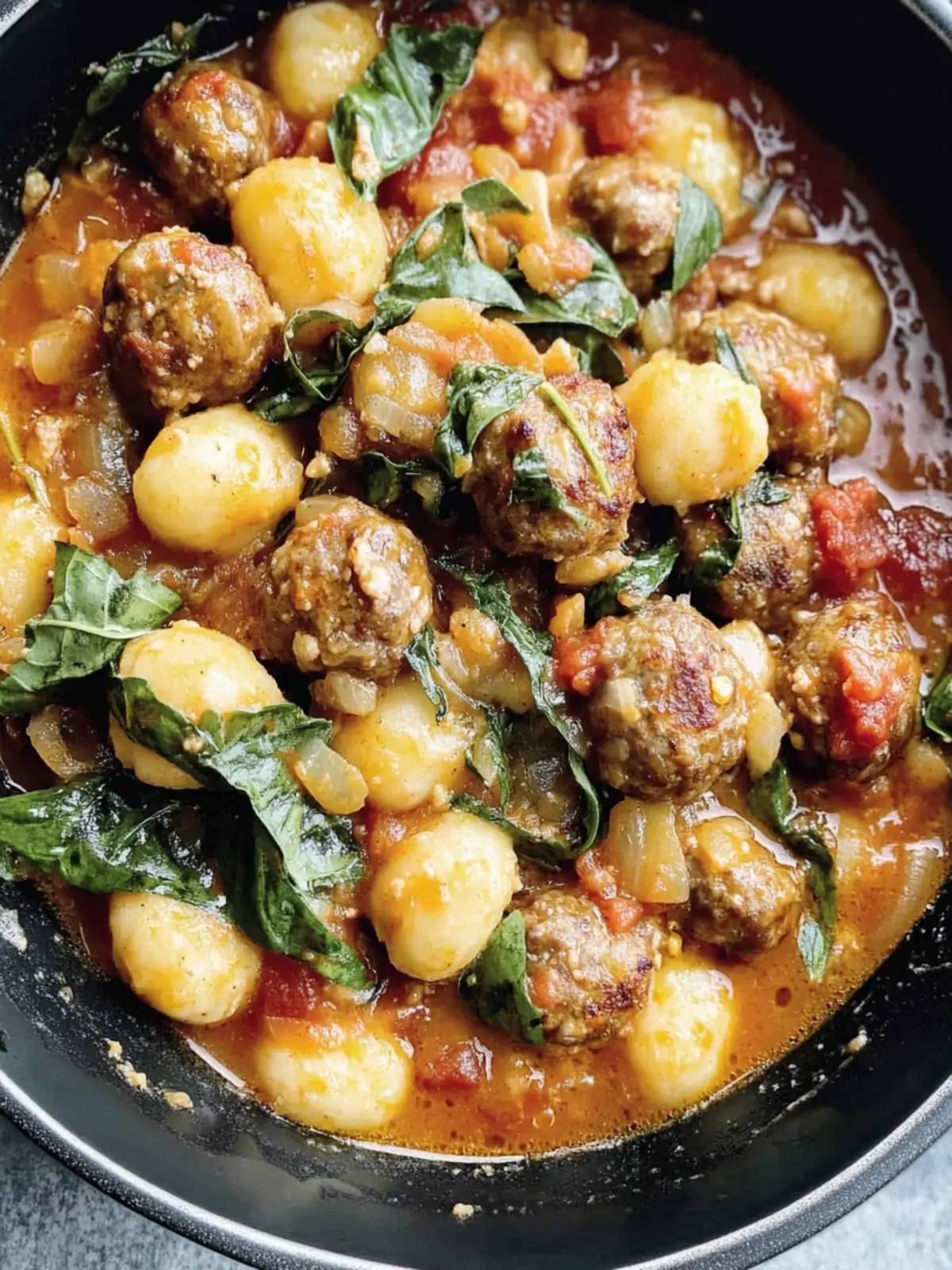 Marry Me Meatballs with Gnocchi: Love at First Bite! 3 Marry Me Meatballs with Gnocchi