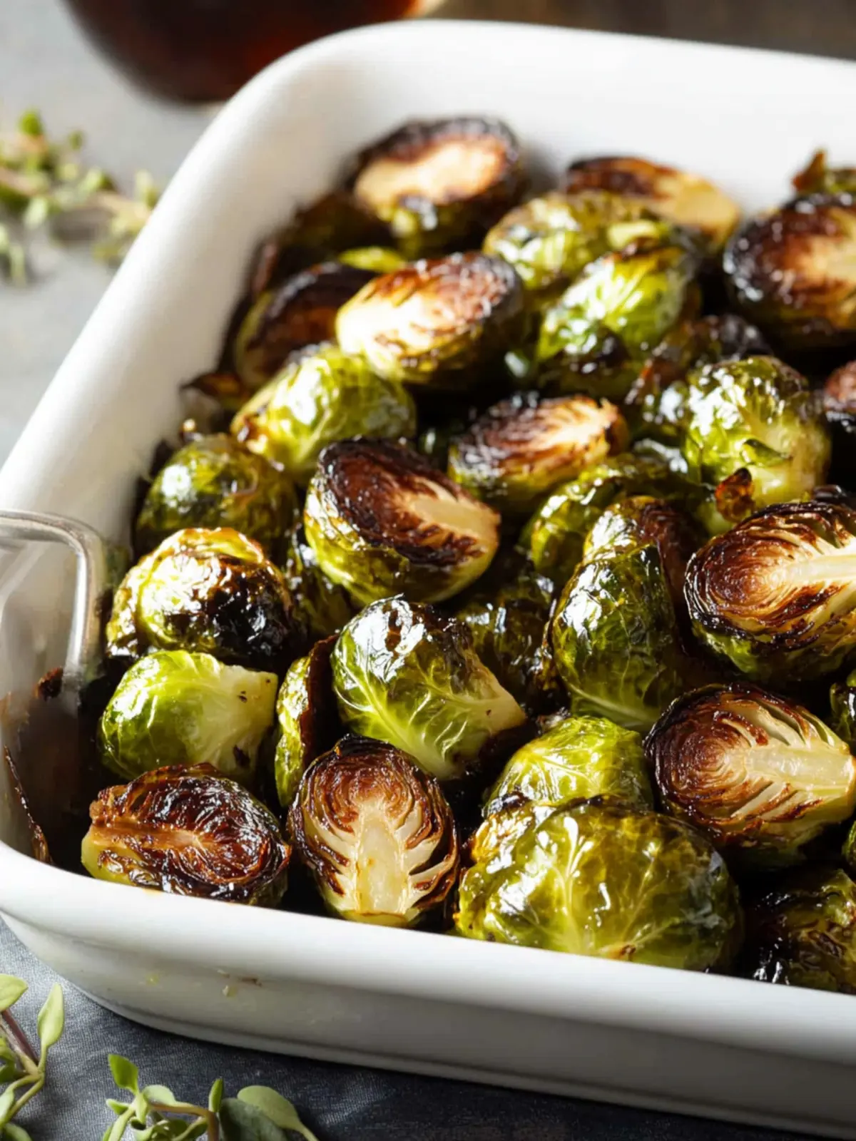 Savory Balsamic Glazed Roasted Brussel Sprouts Delight 2 Balsamic Glazed Roasted Brussel Sprouts