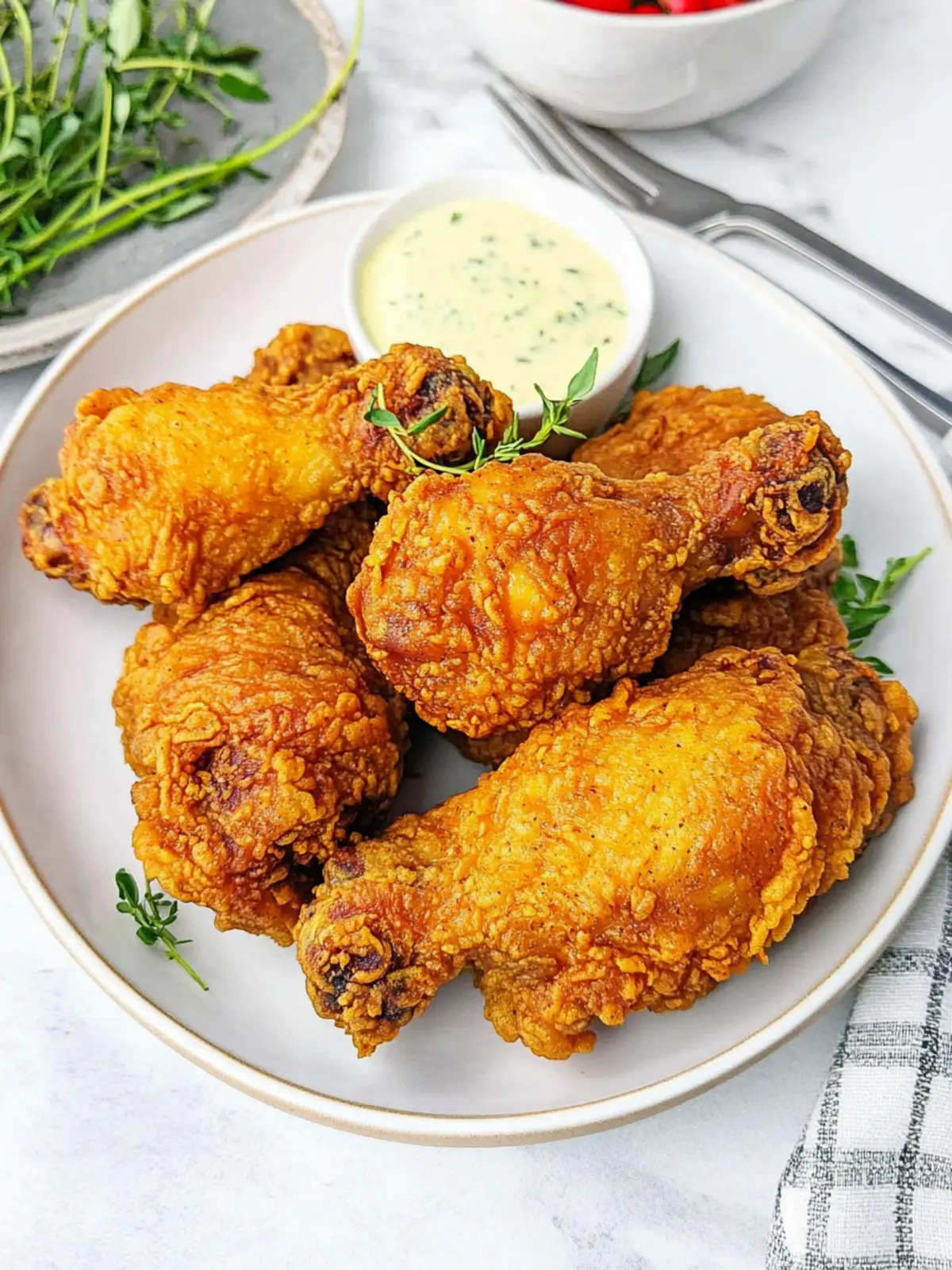 Extra Crispy Curry Fried Chicken with a Jamaican Twist 4 Extra Crispy Curry Fried Chicken