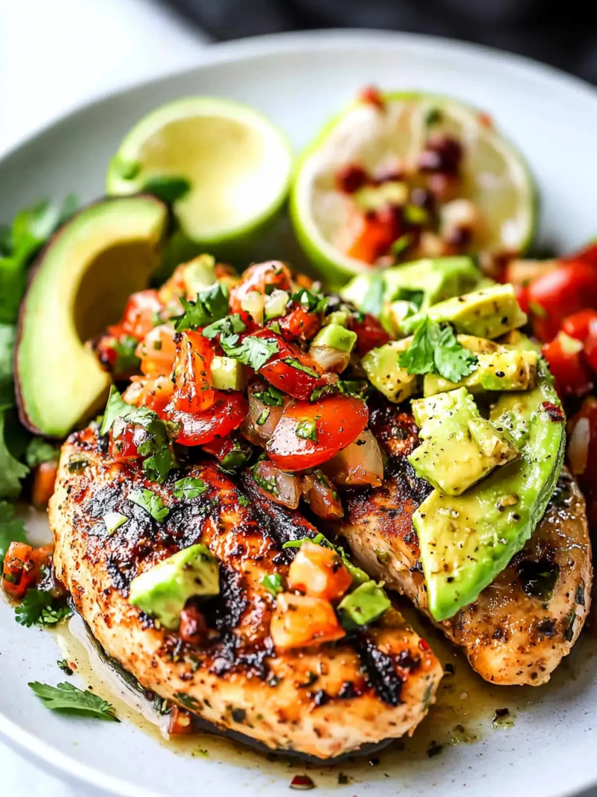 Savory Fiesta Lime Chicken Recipe with Avocado Salsa Bliss 5 Fiesta Lime Chicken Recipe with Avocado