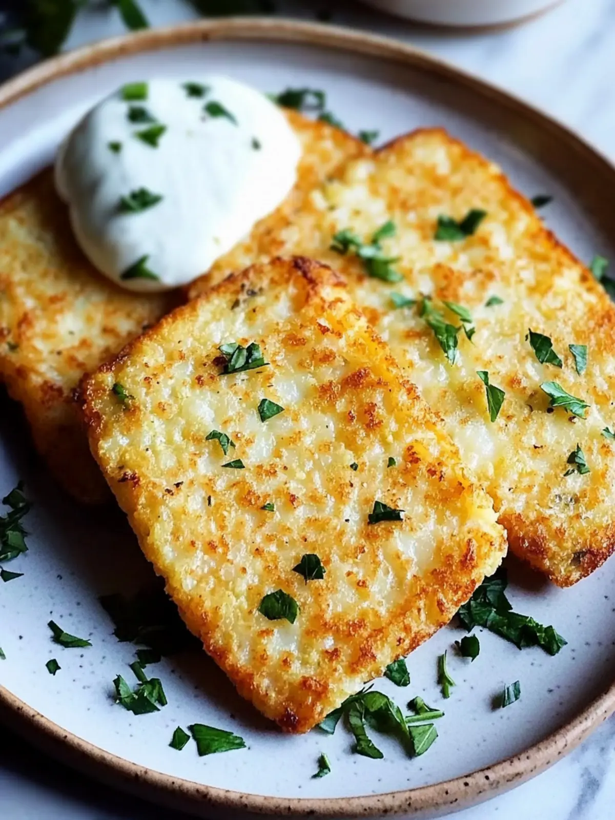 Cheesy Cauliflower Hash Browns: Healthier Breakfast Bliss 2 Cheesy Cauliflower Hash Browns