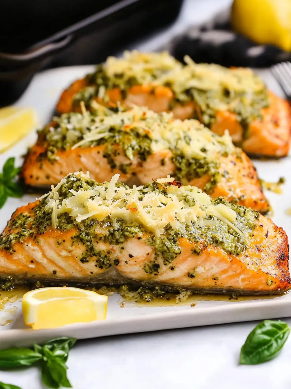 Air Fryer Parmesan Pesto Salmon: Quick Gourmet Perfection 2 Air Fryer Parmesan Pesto Salmon