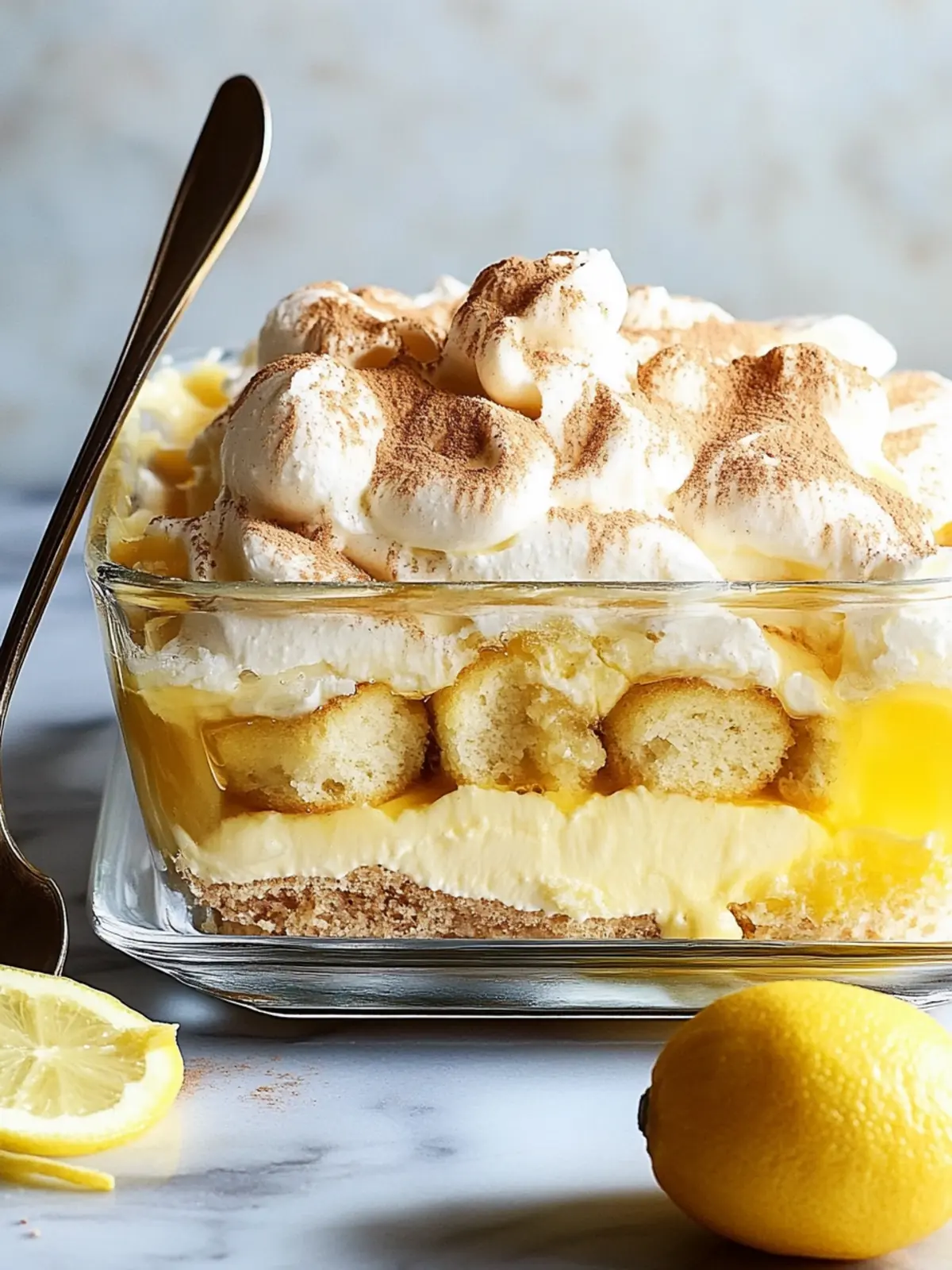 Limoncello Tiramisu: A Light and Zesty No-Bake Delight 3 Limoncello Tiramisu