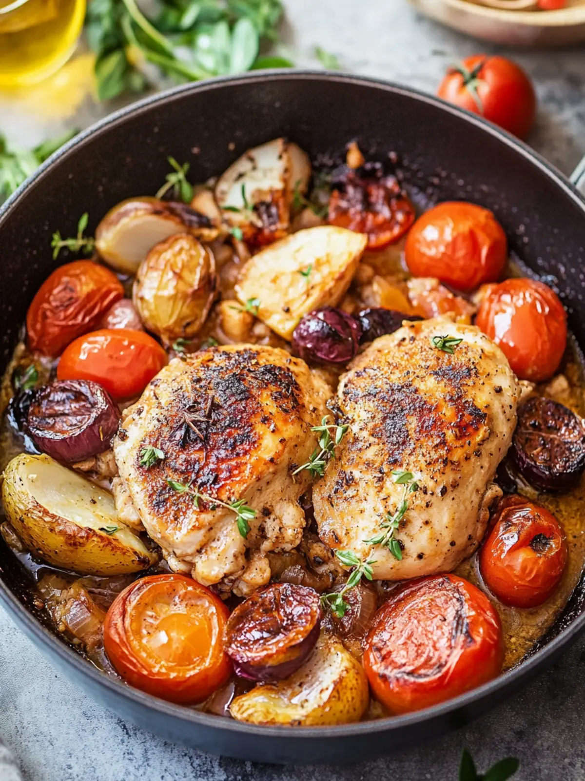 Savory Chicken Provencal: Quick One-Skillet Wonder 2 Chicken Provencal