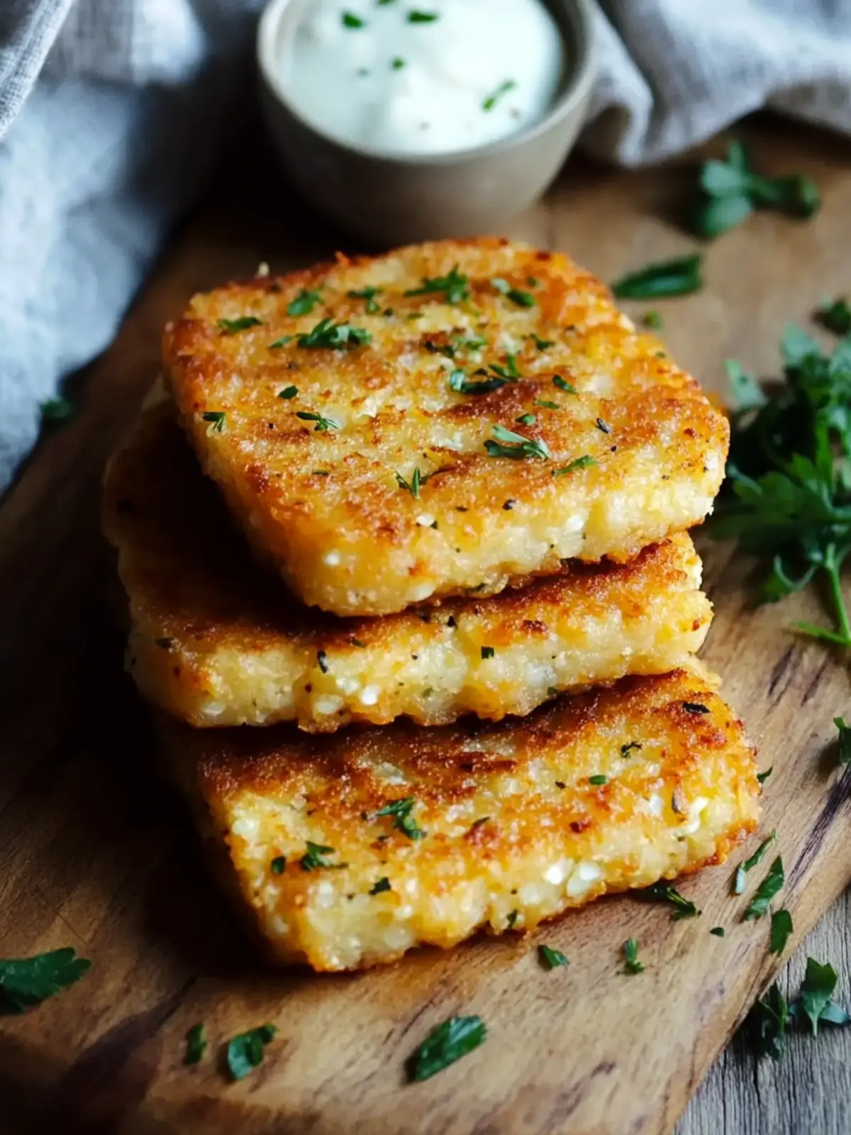 Cheesy Cauliflower Hash Browns: Healthier Breakfast Bliss 5 Cheesy Cauliflower Hash Browns
