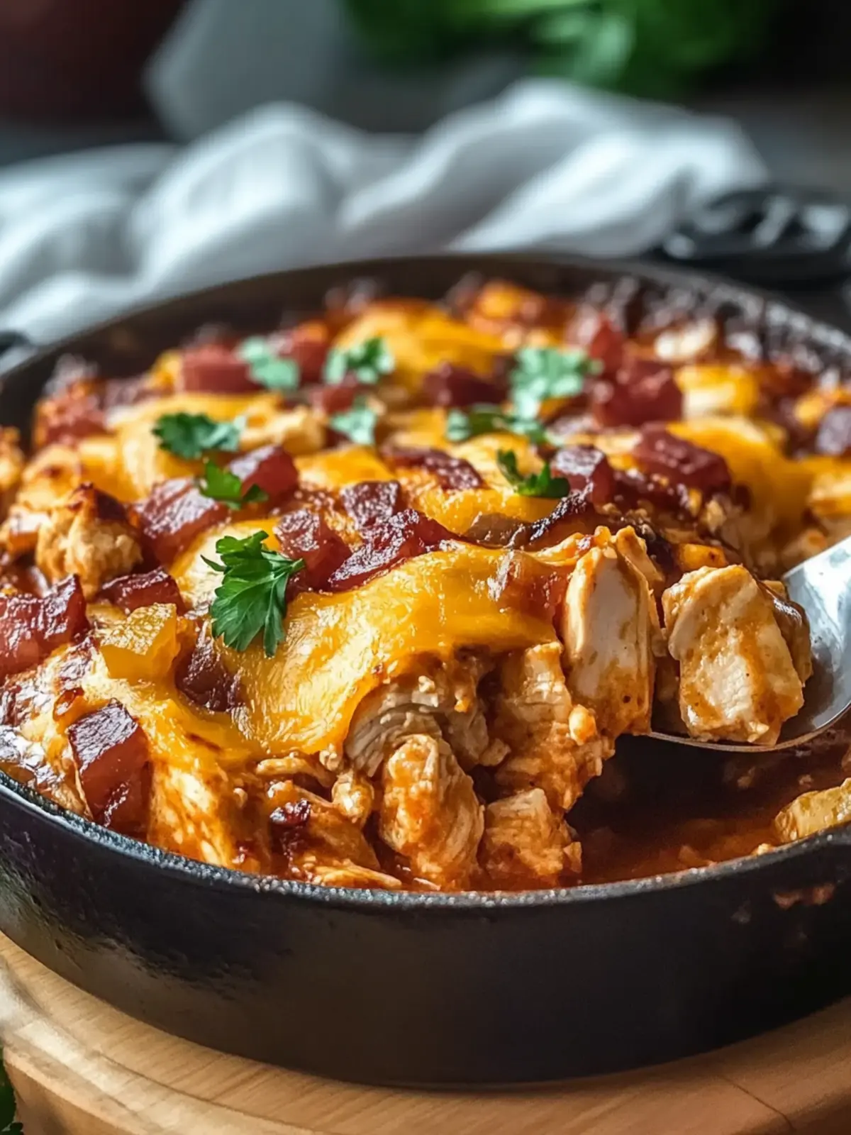 Keto BBQ Chicken Casserole: Comforting Low-Carb Delight 2 Keto BBQ Chicken Casserole