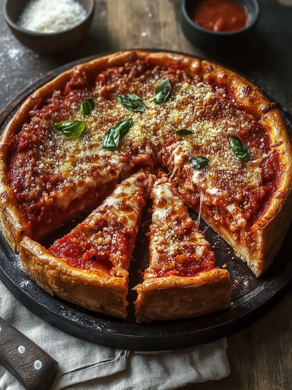 Mouthwatering Chicago-Style Deep Dish Pizza You’ll Love 2 Chicago-Style Deep Dish Pizza