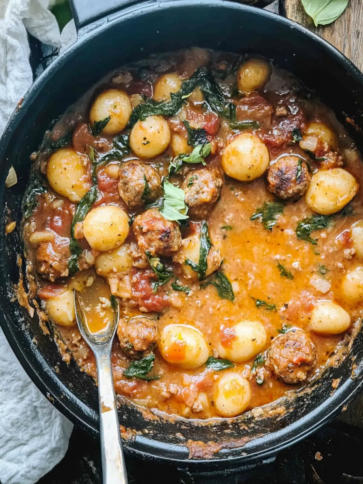 Marry Me Meatballs with Gnocchi: Love at First Bite! 2 Marry Me Meatballs with Gnocchi