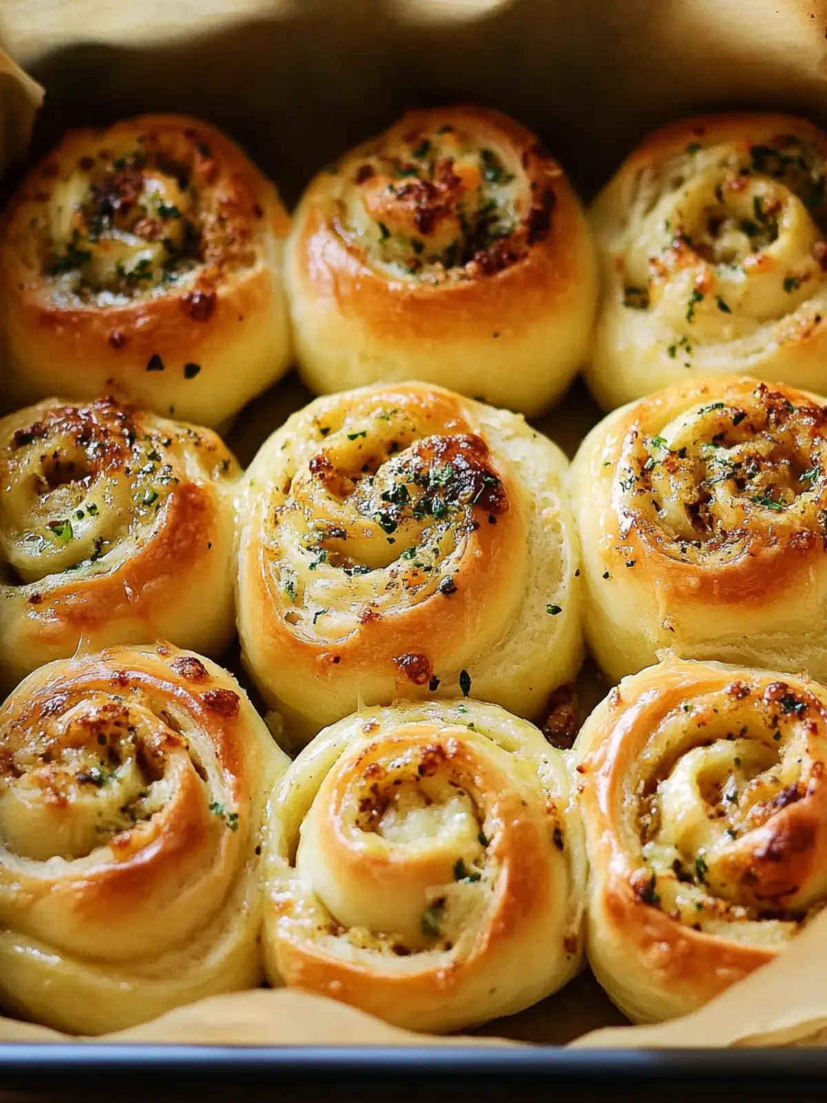 Mouthwatering Cheesy Garlic Swirl Rolls for Cozy Nights 4 Cheesy Garlic Swirl Rolls