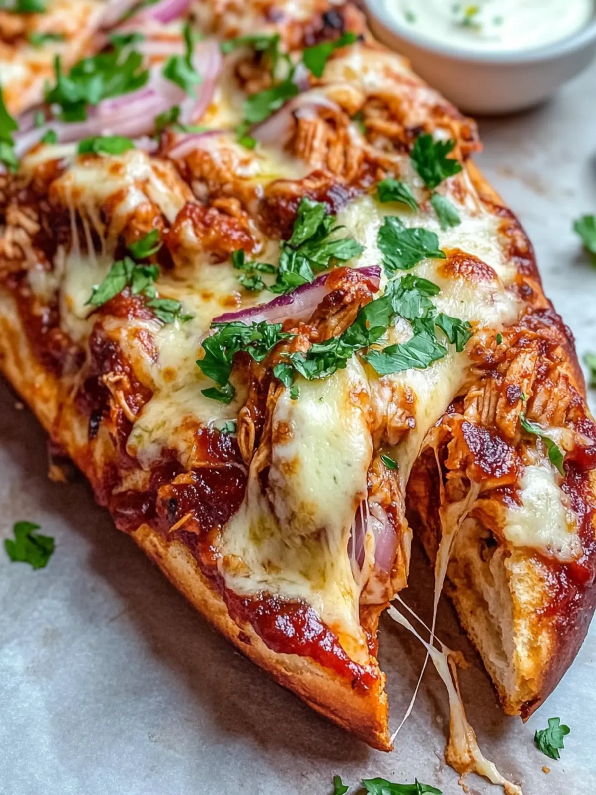 BBQ Chicken French Pizza Bread: The Ultimate Flavor Boost 3 BBQ Chicken French Pizza Bread