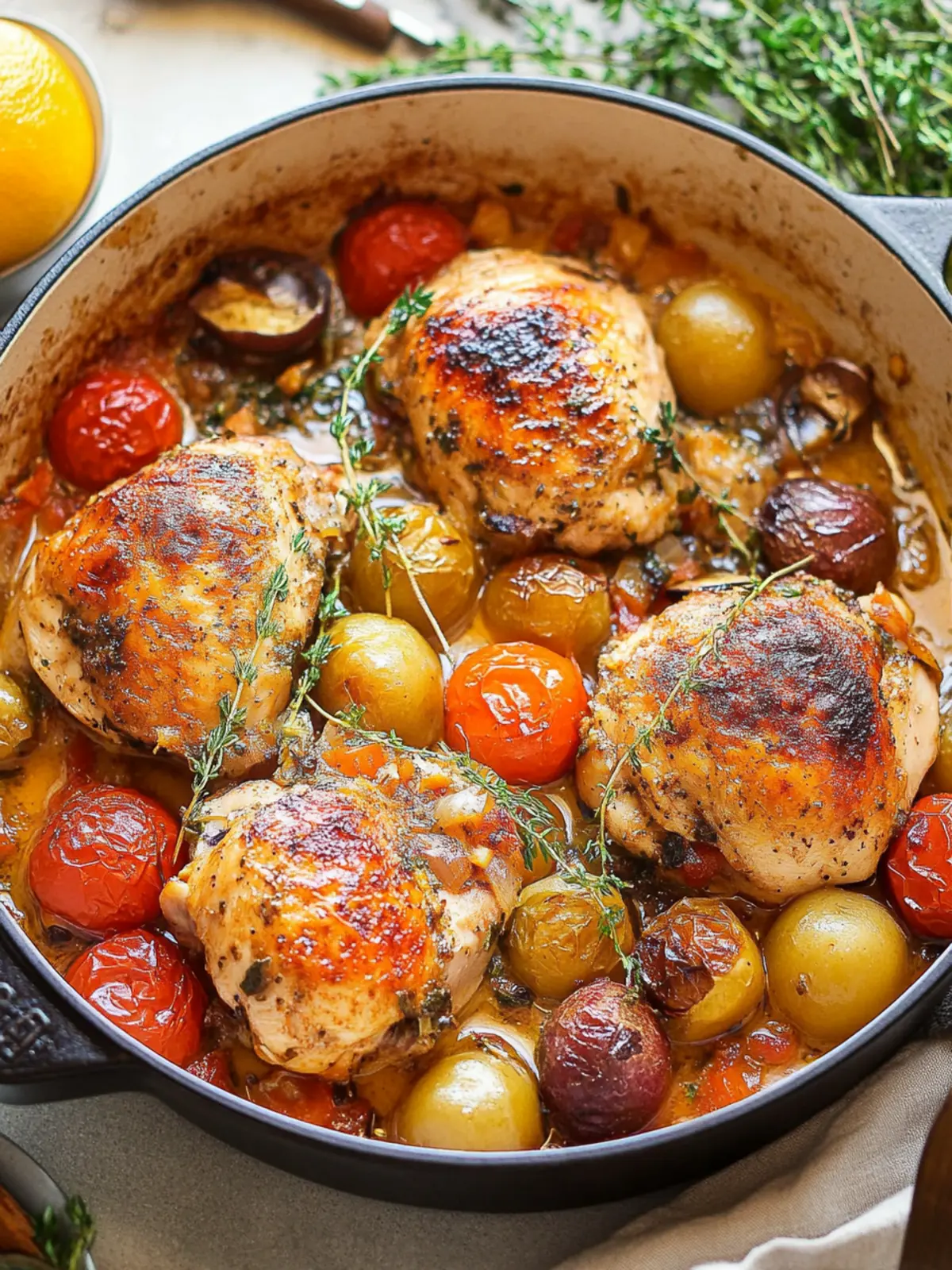 Savory Chicken Provencal: Quick One-Skillet Wonder 5 Chicken Provencal