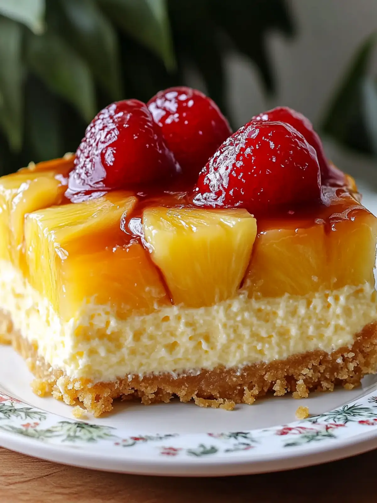 Pineapple Upside-Down Cheesecake: A Tropical Dream Dessert 5 Pineapple Upside-Down Cheesecake