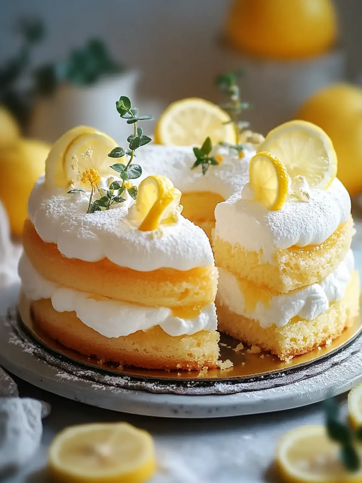 Lemon Cloud Cake Recipe: Light, Fluffy, and Irresistibly Fresh 3 Lemon Cloud Cake