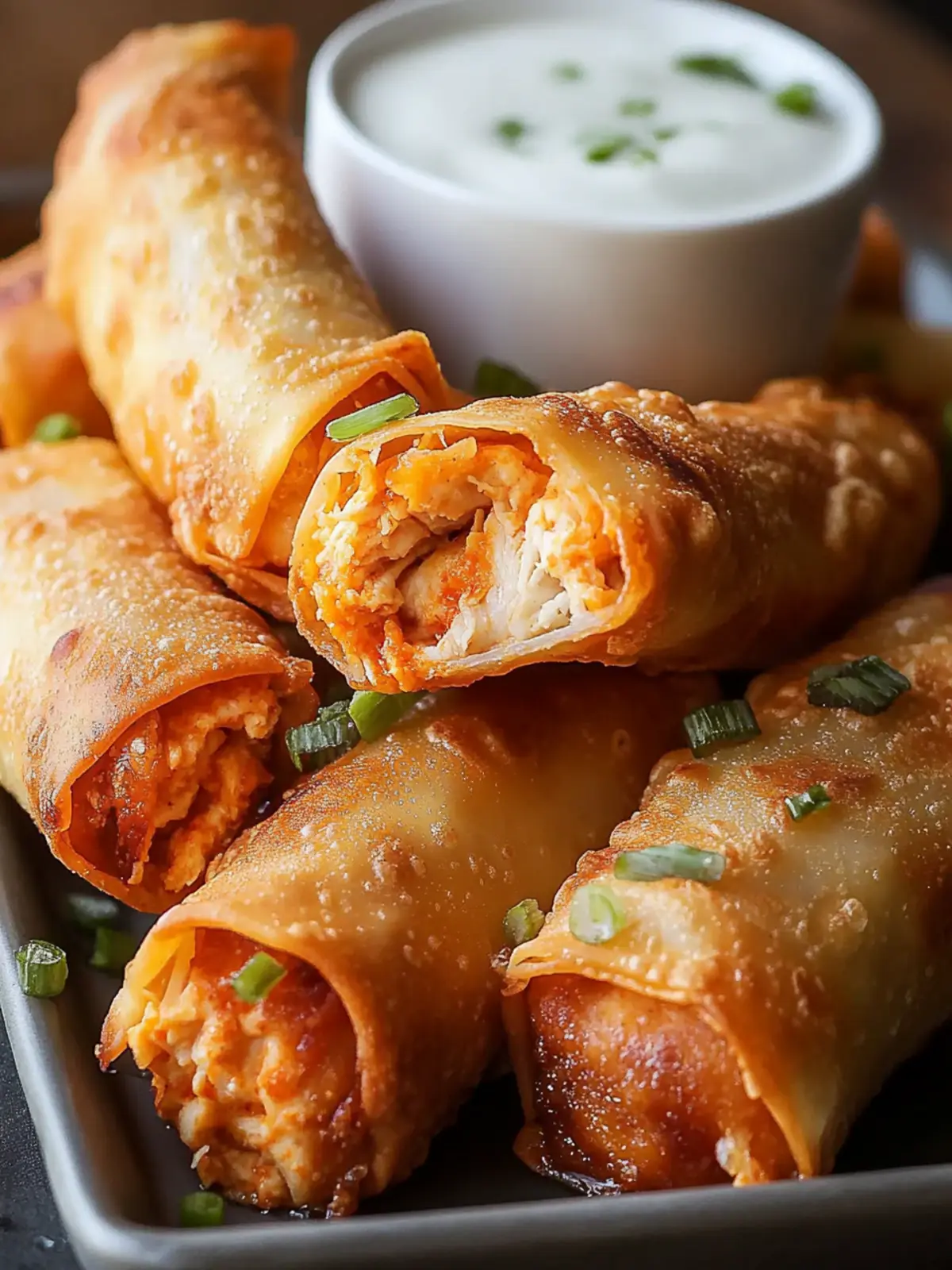 Buffalo Chicken Egg Rolls – Your New Favorite Game Day Snack 5 Buffalo Chicken Egg Rolls