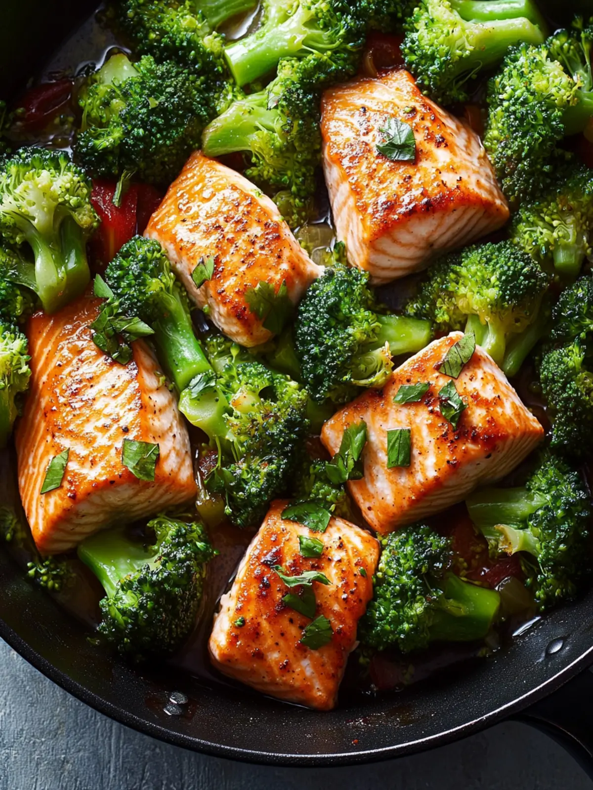 One-Skillet Salmon and Broccoli: Easy, Healthy Dinner Bliss 5 One-Skillet Salmon and Broccoli