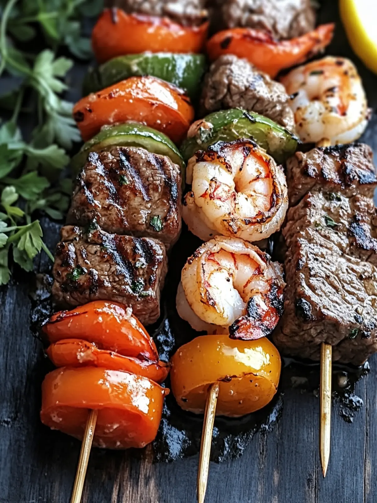 Perfect Grilled Steak and Shrimp Kabobs for Flavor Lovers 5 Grilled Steak and Shrimp Kabobs