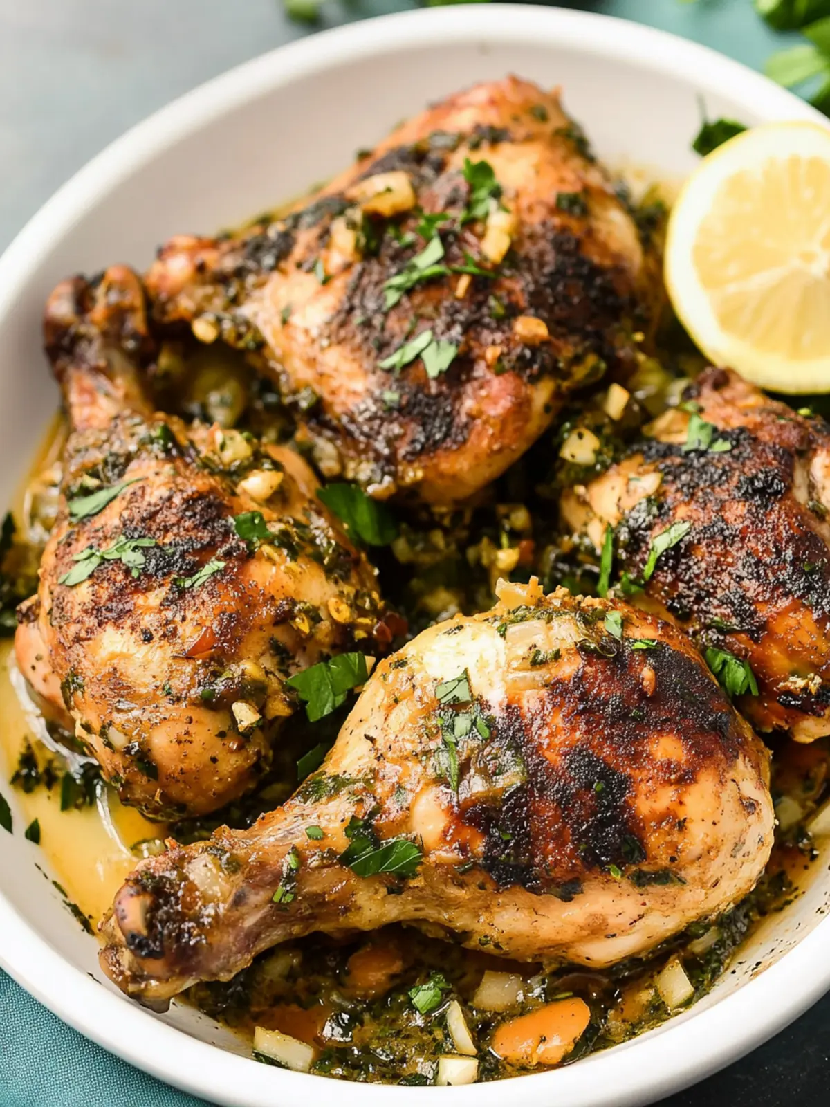 French Caribbean Creole Chicken: Marinate for Flavor Bliss 4 French Caribbean Creole Chicken