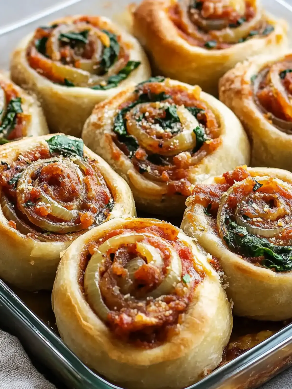 Vegan Caramelized Onion & Spinach Pizza Rolls for Cozy Nights 2 Vegan Caramelized Onion & Spinach Pizza Rolls