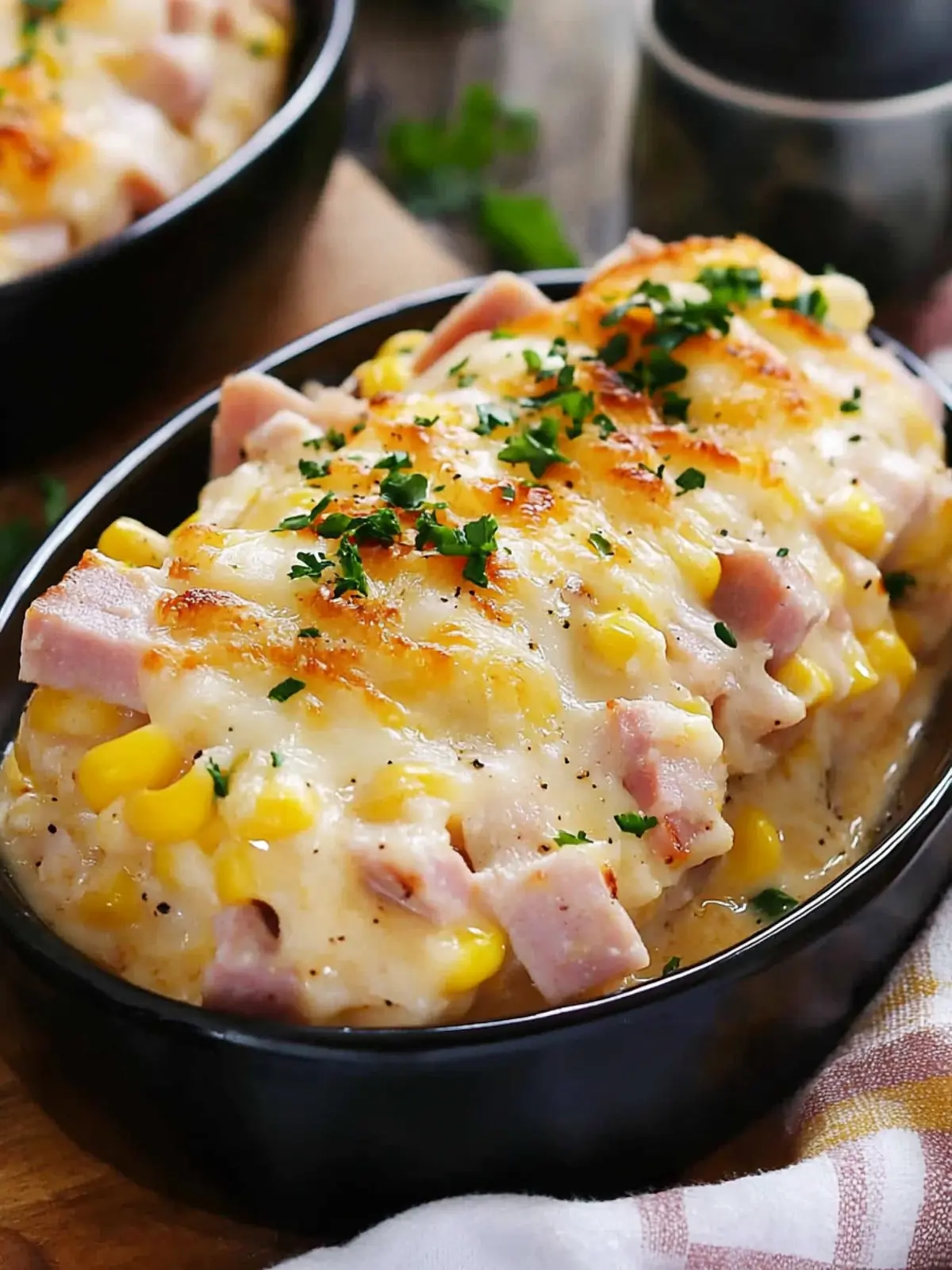 Slow Cooker Ham & Cheese Corn Casserole: Easy Comfort Classic 5 Slow cooker ham & cheese corn