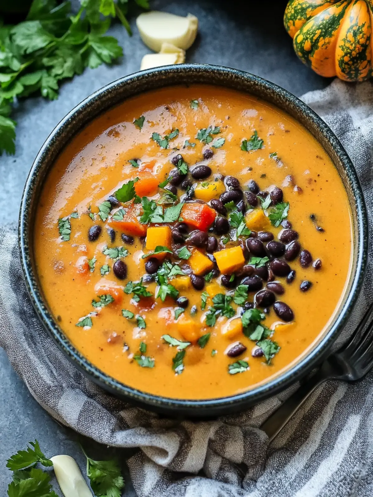 Nourishing Pumpkin Black Bean Soup for Cozy Nights 2 Pumpkin Black Bean Soup