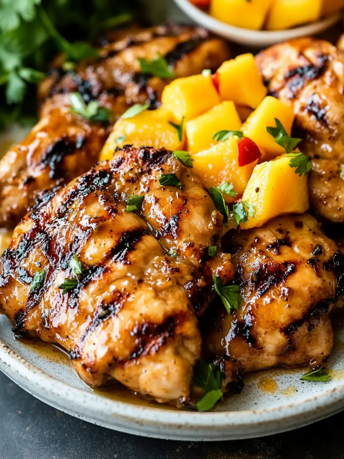 Savory Grilled Mango Chicken for Flavorful Summer Nights 3 Grilled Mango Chicken