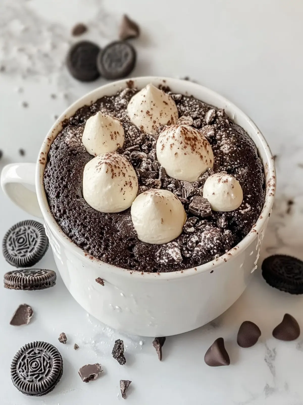 Indulge in 1-Minute Oreo Mug Cake with Just 2 Ingredients 3 Oreo Mug Cake