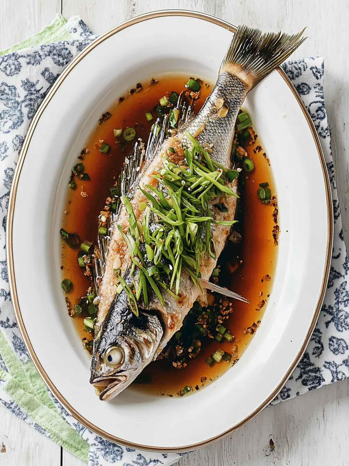 Steamed Fish with Black Bean Sauce: A Flavorful Home Delight 2 Steamed Fish with Black Bean Sauce