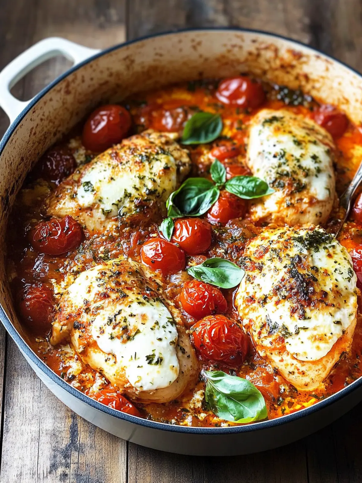 Garlic Tomato Chicken with Mozzarella for Quick Family Dinners 2 Garlic Tomato Chicken with Mozzarella