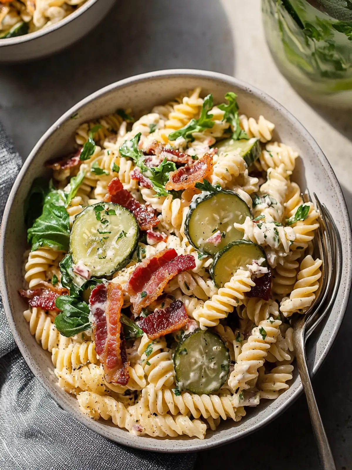 Pickle Bacon Ranch Pasta Salad: A Creamy Gutsy Delight 3 Pickle Bacon Ranch Pasta Salad