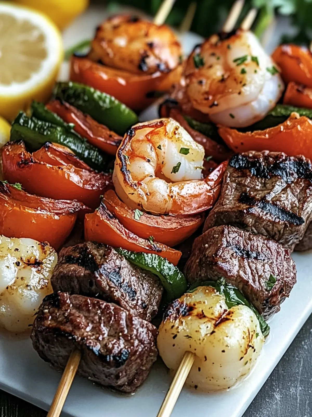 Perfect Grilled Steak and Shrimp Kabobs for Flavor Lovers 3 Grilled Steak and Shrimp Kabobs