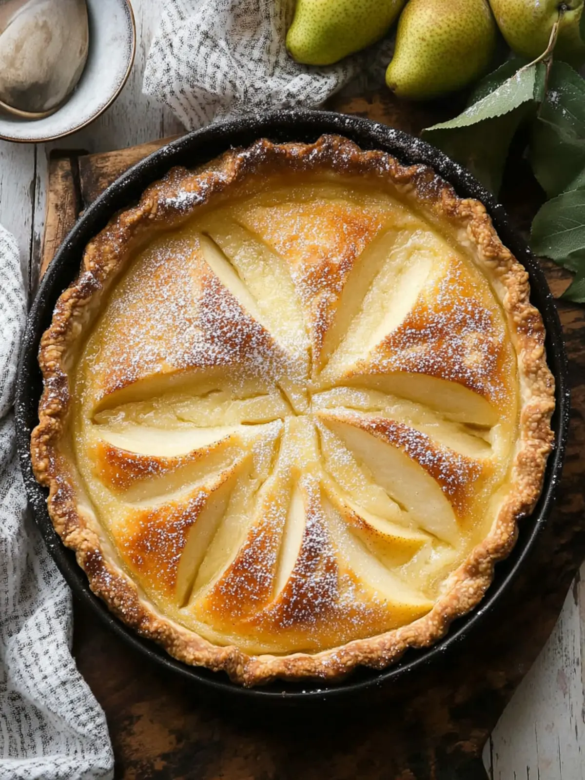 Irresistible Pear Custard Pie for Cozy Family Nights 4 Pear Custard Pie