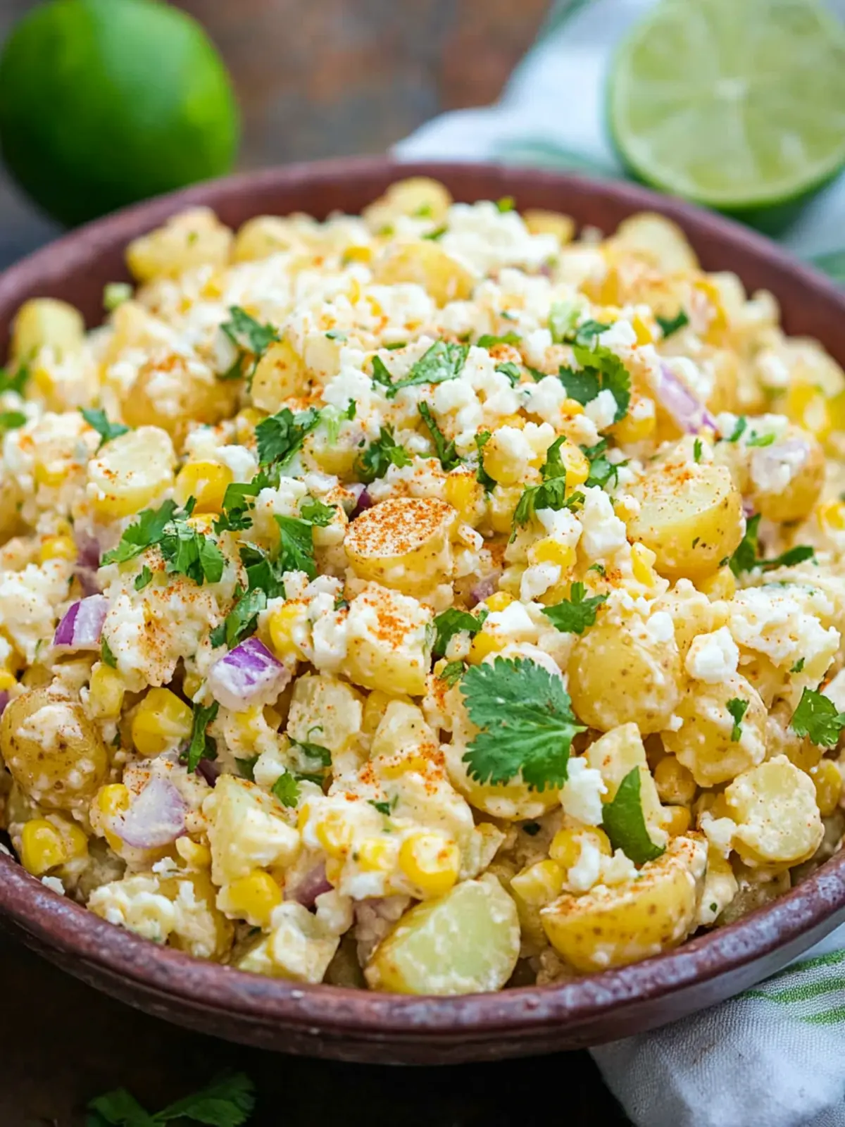 Creamy Mexican Street Corn Potato Salad for Summer Fun 4 Mexican Street Corn Potato Salad