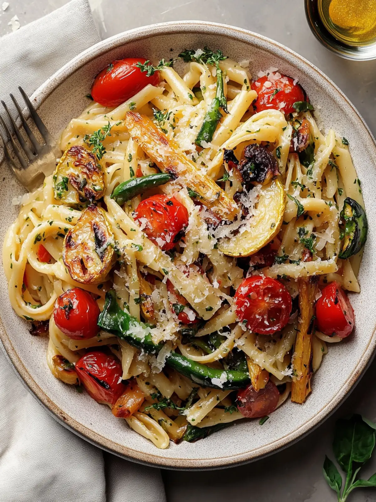 Tasty Roasted Vegetable Pasta: A Quick Mediterranean Joy 5 Tasty Roasted Vegetable Pasta